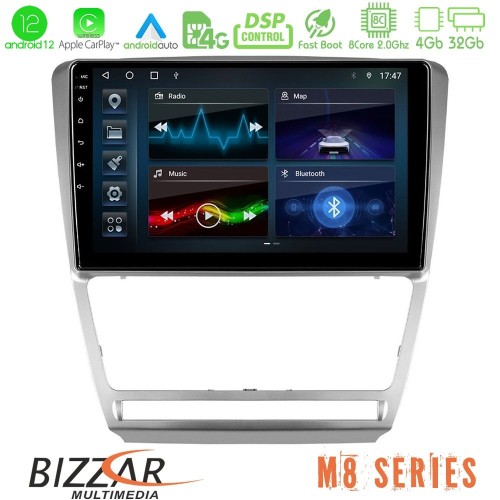 Bizzar M8 Series Skoda Octavia 5 8core Android12 4+32GB Navigation Multimedia Tablet 10 Bizzar M8 Series Skoda Octavia 5 8core Android12 4+32GB Navigation Multimedia Tablet 10