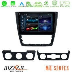 Bizzar M8 Series Skoda Yeti 2009> 8core Android12 4+32GB Navigation Multimedia Tablet 10