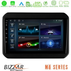 Bizzar M8 Series Suzuki Ignis 8core Android12 4+32GB Navigation Multimedia Tablet 9