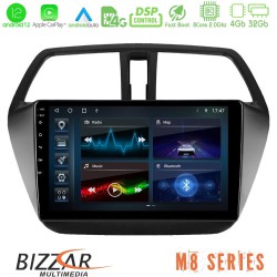 Bizzar M8 Series Suzuki SX4 S-Cross 8core Android12 4+32GB Navigation Multimedia Tablet 9