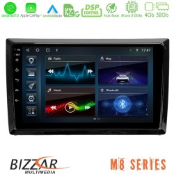 Bizzar M8 Series VW Beetle 8core Android12 4+32GB Navigation Multimedia Tablet 9