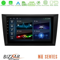 Bizzar M8 Series Vw Golf 6 8core Android12 4+32GB Navigation Multimedia Tablet 9