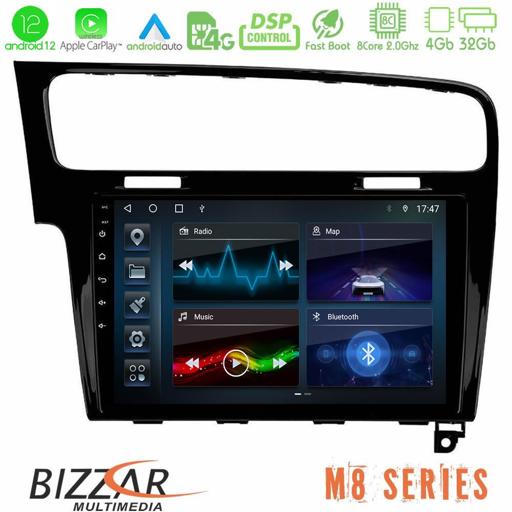 Bizzar M8 Series VW GOLF 7 8core Android12 4+32GB Navigation Multimedia Tablet 10