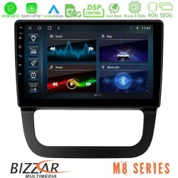 Bizzar M8 Series VW Jetta 8core Android12 4+32GB Navigation Multimedia Tablet 10