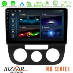 Bizzar M8 Series VW Jetta 8core Android12 4+32GB Navigation Multimedia Tablet 10