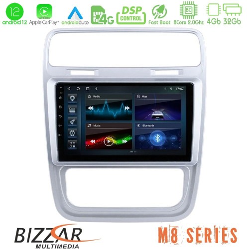 Bizzar M8 Series VW Scirocco 2008 – 2014 8core Android12 4+32GB Navigation Multimedia Tablet 9