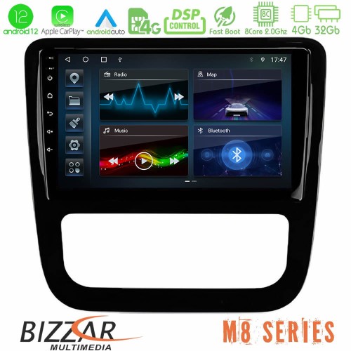 Bizzar M8 Series VW Scirocco 2008-2014 8Core Android12 4+32GB Navigation Multimedia Tablet 9