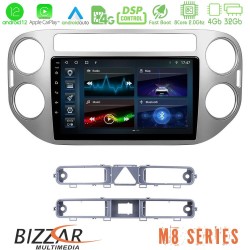 Bizzar M8 Series VW Tiguan 8core Android12 4+32GB Navigation Multimedia Tablet 9