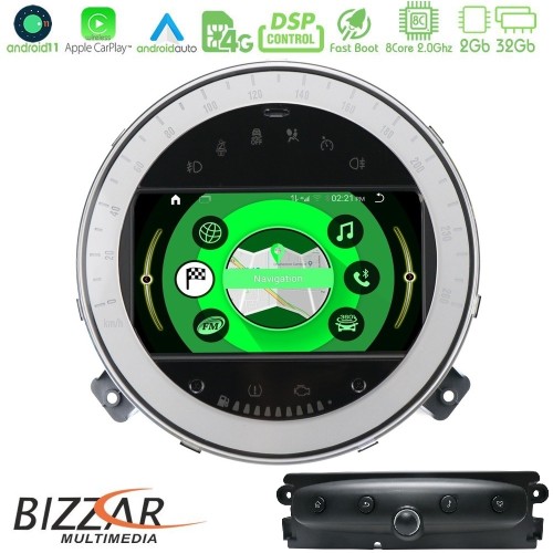 Bizzar Mini Cooper/Countryman 8core Android11 2+32GB Navigation Multimedia System