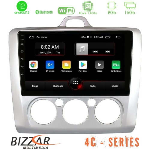 Bizzar 4C Series Ford Focus Manual AC 4Core Android12 2+16GB Navigation Multimedia 9 Bizzar 4C Series Ford Focus Manual AC 4Core Android12 2+16GB Navigation Multimedia 9