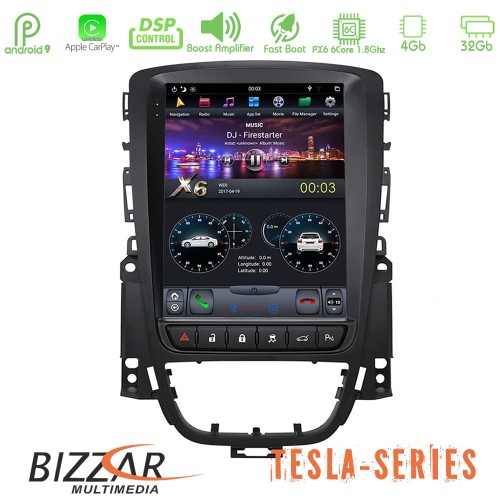 Bizzar Opel Astra J Tesla Android 9.0 10.4 Bizzar Opel Astra J Tesla Android 9.0 10.4