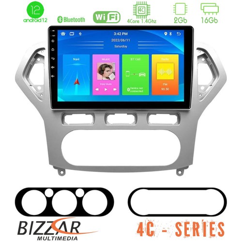Bizzar 4C Series Ford Mondeo 2007-2010 AUTO A/C 4Core Android12 2+16GB Navigation Multimedia Tablet 9 Bizzar 4C Series Ford Mondeo 2007-2010 AUTO A/C 4Core Android12 2+16GB Navigation Multimedia Tablet 9