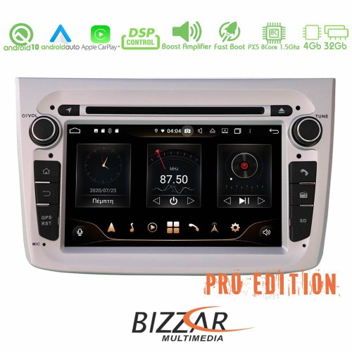 Bizzar Pro Edition Alfa Romeo Mito Silver Android 10 8Core Multimedia Station Bizzar Pro Edition Alfa Romeo Mito Silver Android 10 8Core Multimedia Station