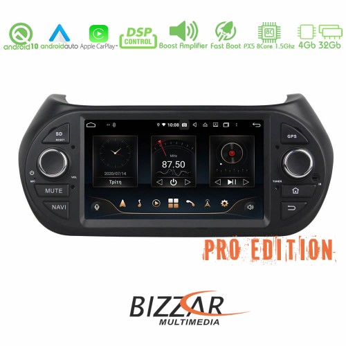 Bizzar Pro Edition Fiat Fiorino/Citroen Nemo/Peugeot Bipper Android 10 8core Navigation Multimedia Bizzar Pro Edition Fiat Fiorino/Citroen Nemo/Peugeot Bipper Android 10 8core Navigation Multimedia
