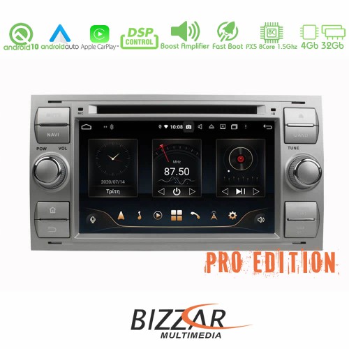 Bizzar Pro Edition Ford -2007 Android 10 8core Navigation Multimedia (Ασημί Χρώμα) Bizzar Pro Edition Ford -2007 Android 10 8core Navigation Multimedia (Ασημί Χρώμα)