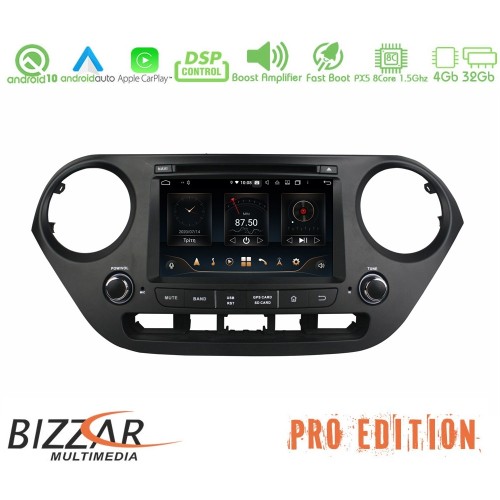 Bizzar Pro Edition Hyundai i10 2014-2018 Android10 8Core Multimedia Station Bizzar Pro Edition Hyundai i10 2014-2018 Android10 8Core Multimedia Station