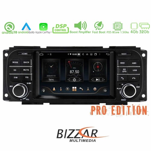 Bizzar Pro Edition Jeep Cherokee KJ Android 10 8core Navigation Multimedia Bizzar Pro Edition Jeep Cherokee KJ Android 10 8core Navigation Multimedia