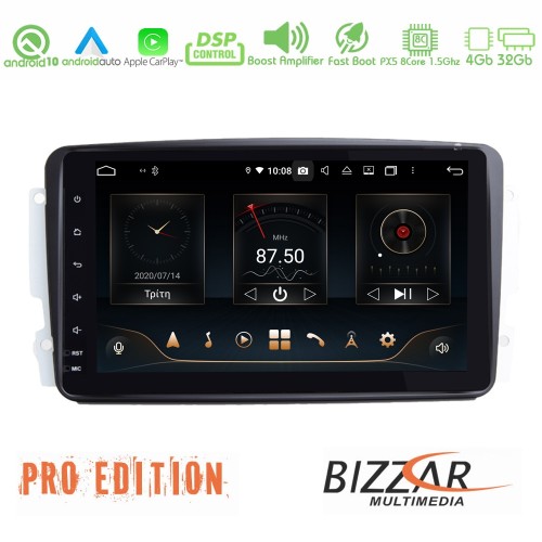 Bizzar Pro Edition Mercedes C/CLK Class Android 10 8core Navigation Multimedia (8inch) Bizzar Pro Edition Mercedes C/CLK Class Android 10 8core Navigation Multimedia (8inch)