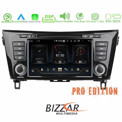 Bizzar Pro Edition Nissan Qashqai J11 & X-Trail T32 Android 10 8core Navigation Multimedia Bizzar Pro Edition Nissan Qashqai J11 & X-Trail T32 Android 10 8core Navigation Multimedia