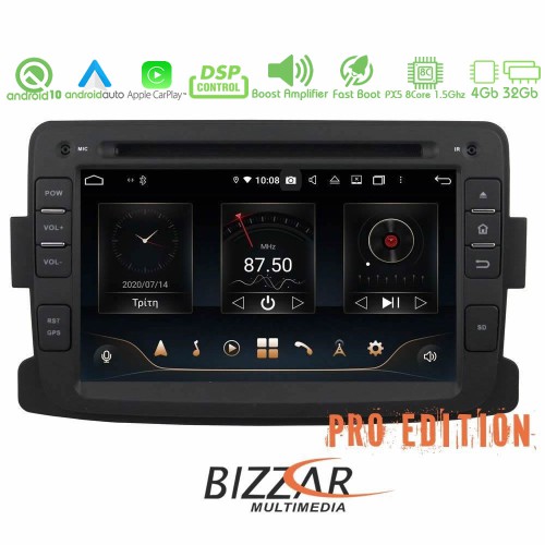 Bizzar Pro Edition Renault Captur/Dacia Duster Android 10 8core Navigation Multimedia Bizzar Pro Edition Renault Captur/Dacia Duster Android 10 8core Navigation Multimedia