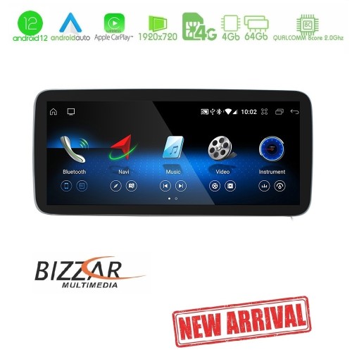 Bizzar QL Series Android12 8core 4+64GB Mercedes C Class W204 NTG4.5 Navigation Multimedia Station 10.25 Bizzar QL Series Android12 8core 4+64GB Mercedes C Class W204 NTG4.5 Navigation Multimedia Station 10.25
