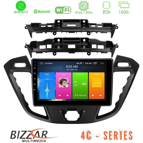 Bizzar 4C Series Ford Transit Custom/Tourneo Custom 4Core Android12 2+16GB Navigation Multimedia Tablet 9 Bizzar 4C Series Ford Transit Custom/Tourneo Custom 4Core Android12 2+16GB Navigation Multimedia Tablet 9