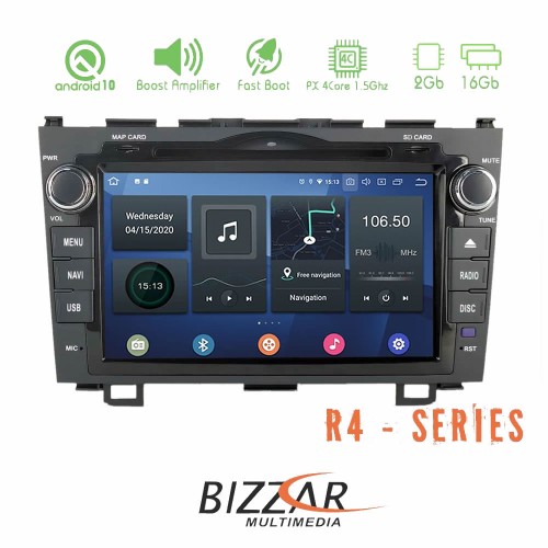 Bizzar R4 Series Honda CR-V Android 10.0 4core Navigation Multimedia Bizzar R4 Series Honda CR-V Android 10.0 4core Navigation Multimedia