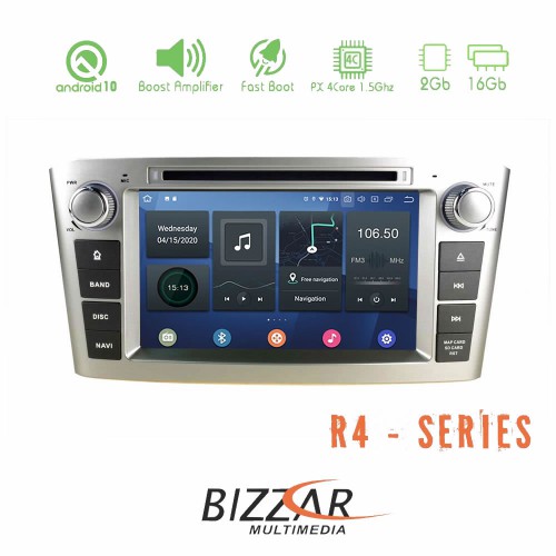 Bizzar R4 Series Toyota Avensis T25 Android 10.0 4core Navigation Multimedia Bizzar R4 Series Toyota Avensis T25 Android 10.0 4core Navigation Multimedia
