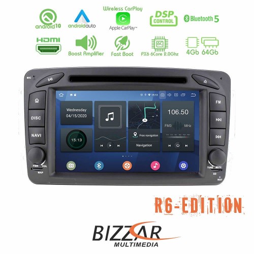 Bizzar R6 Edition Mercedes C Class / CLK Class Android 10.0 6core Navigation Multimedia Bizzar R6 Edition Mercedes C Class / CLK Class Android 10.0 6core Navigation Multimedia