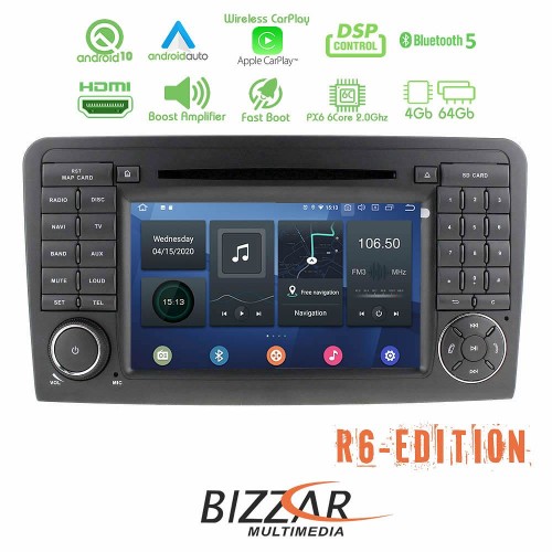 Bizzar R6 Edition Mercedes ML/GL Android 10.0 6core Navigation Multimedia Bizzar R6 Edition Mercedes ML/GL Android 10.0 6core Navigation Multimedia