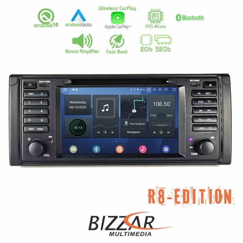 Bizzar R8 Edition BMW 5er E39 Android 10.0 8core Navigation Multimedia Special Design Bizzar R8 Edition BMW 5er E39 Android 10.0 8core Navigation Multimedia Special Design
