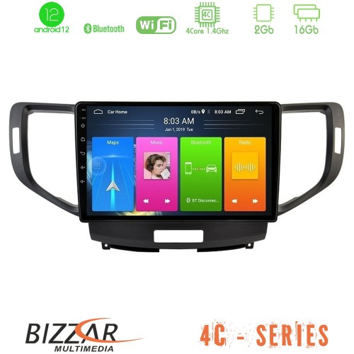 Bizzar 4C Series Honda Accord 2008-2015 4Core Android12 2+16GB Navigation Multimedia Tablet 9 Bizzar 4C Series Honda Accord 2008-2015 4Core Android12 2+16GB Navigation Multimedia Tablet 9