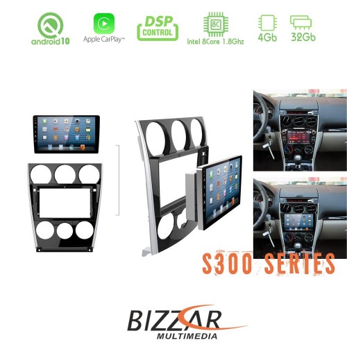 Bizzar S310 Mazda 6 2004-2007 Car Pad Android 10 Multimedia Station Bizzar S310 Mazda 6 2004-2007 Car Pad Android 10 Multimedia Station
