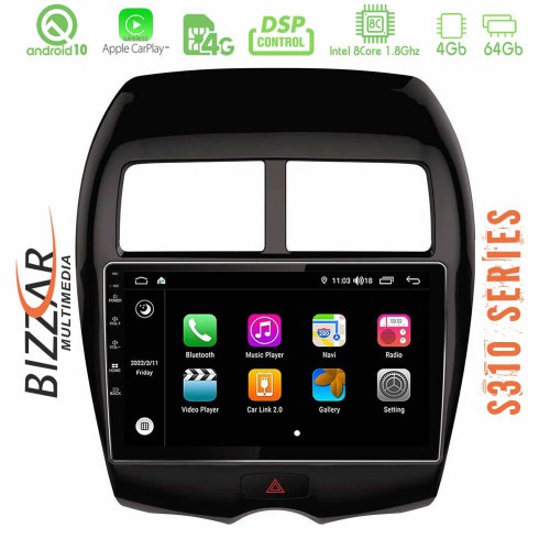 Bizzar S310 Mitsubishi ASX Car Pad 10.1 Bizzar S310 Mitsubishi ASX Car Pad 10.1