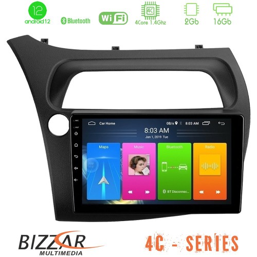 Bizzar 4C Series Honda Civic 4Core Android12 2+16GB Navigation Multimedia Tablet 9 Bizzar 4C Series Honda Civic 4Core Android12 2+16GB Navigation Multimedia Tablet 9