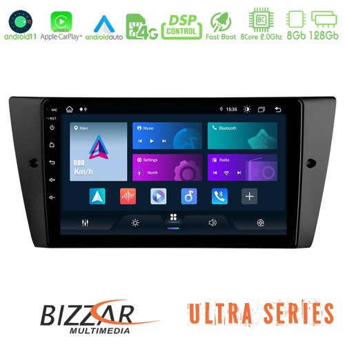 Bizzar Ultra Series BMW 3 Series 2006-2011 8core Android 11 8+128GB Navigation Multimedia Tablet 9 Bizzar Ultra Series BMW 3 Series 2006-2011 8core Android 11 8+128GB Navigation Multimedia Tablet 9