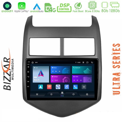 Bizzar Ultra Series Chevrolet Aveo 2011-2017 8core Android11 8+128GB Navigation Multimedia Tablet 9 Bizzar Ultra Series Chevrolet Aveo 2011-2017 8core Android11 8+128GB Navigation Multimedia Tablet 9