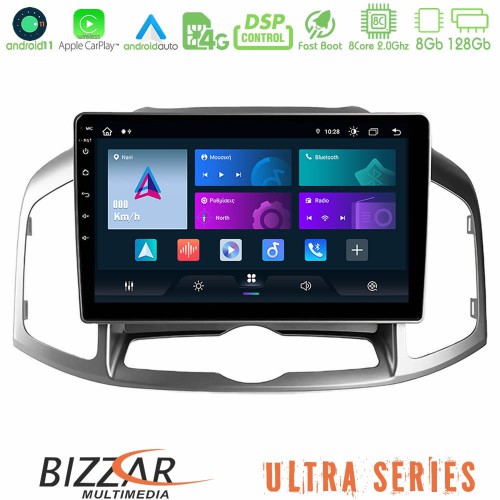 Bizzar Ultra Series Chevrolet Captiva 2012-2016 8Core Android11 8+128GB Navigation Multimedia Tablet 9 Bizzar Ultra Series Chevrolet Captiva 2012-2016 8Core Android11 8+128GB Navigation Multimedia Tablet 9