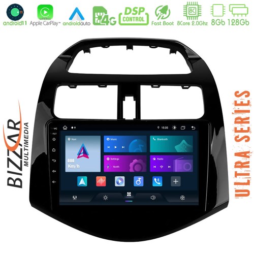 Bizzar Ultra Series Chevrolet Spark 2009-2015 8core Android11 8+128GB Navigation Multimedia Tablet 9 Bizzar Ultra Series Chevrolet Spark 2009-2015 8core Android11 8+128GB Navigation Multimedia Tablet 9