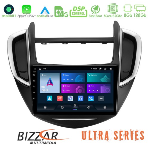 Bizzar Ultra Series Chevrolet Trax 2013-2020 8core Android11 8+128GB Navigation Multimedia Tablet 9 Bizzar Ultra Series Chevrolet Trax 2013-2020 8core Android11 8+128GB Navigation Multimedia Tablet 9