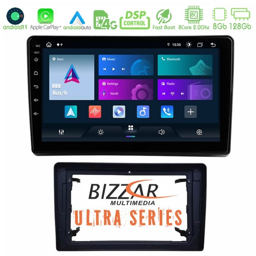 Bizzar Ultra Series Chrysler / Dodge / Jeep 8core Android11 8+128GB Navigation Multimedia Tablet 10 Bizzar Ultra Series Chrysler / Dodge / Jeep 8core Android11 8+128GB Navigation Multimedia Tablet 10