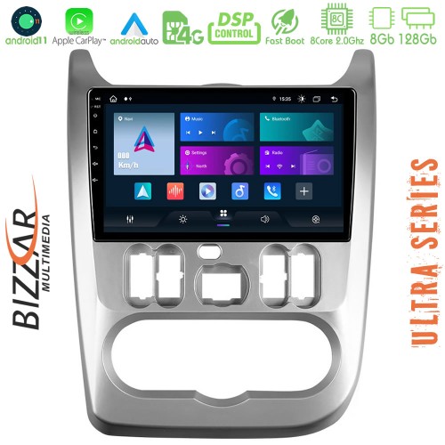 Bizzar Ultra Series Dacia Duster/Sandero/Logan 8core Android 11 8+128GB Navigation Multimedia Tablet 9 Bizzar Ultra Series Dacia Duster/Sandero/Logan 8core Android 11 8+128GB Navigation Multimedia Tablet 9