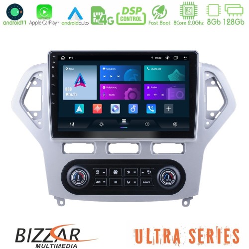 Bizzar Ultra Series Ford Mondeo 2007-2011 (Auto A/C) 8Core Android11 8+128GB Navigation Multimedia Tablet 9 Bizzar Ultra Series Ford Mondeo 2007-2011 (Auto A/C) 8Core Android11 8+128GB Navigation Multimedia Tablet 9