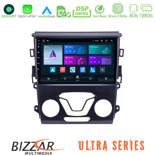 Bizzar Ultra Series Ford Mondeo 2014-2017 8core Android11 8+128GB Navigation Multimedia Tablet 9 Bizzar Ultra Series Ford Mondeo 2014-2017 8core Android11 8+128GB Navigation Multimedia Tablet 9