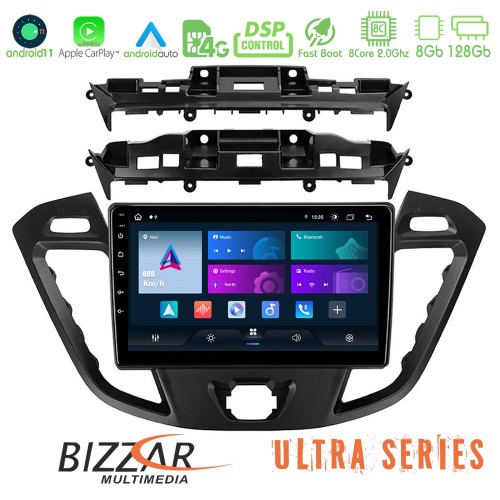 Bizzar Ultra Series Ford Transit Custom/Tourneo Custom 8core Android11 8+128GB Navigation Multimedia Tablet 9 Bizzar Ultra Series Ford Transit Custom/Tourneo Custom 8core Android11 8+128GB Navigation Multimedia Tablet 9