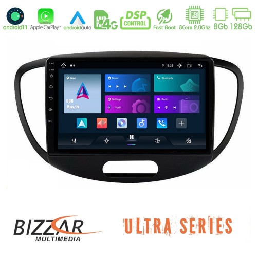 Bizzar Ultra Series Hyundai i10 2008-2014 8core Android11 8+128GB Navigation Multimedia Tablet 9 Bizzar Ultra Series Hyundai i10 2008-2014 8core Android11 8+128GB Navigation Multimedia Tablet 9