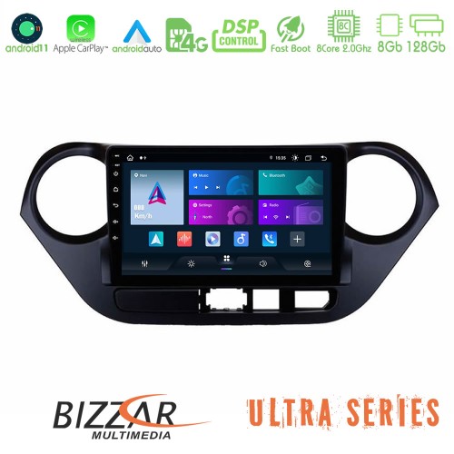 Bizzar Ultra Series Hyundai i10 2014-2020 8core Android11 8+128GB Navigation Multimedia Tablet 9 Bizzar Ultra Series Hyundai i10 2014-2020 8core Android11 8+128GB Navigation Multimedia Tablet 9