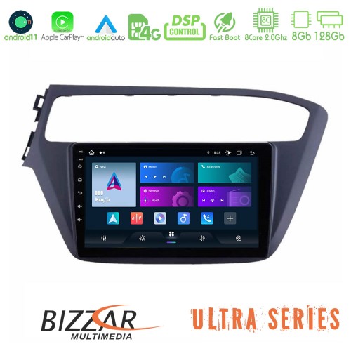 Bizzar Ultra Series Hyundai i20 8core Android11 8+128GB Navigation Multimedia Tablet 9 Bizzar Ultra Series Hyundai i20 8core Android11 8+128GB Navigation Multimedia Tablet 9