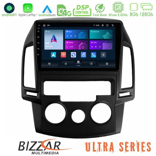 Bizzar Ultra Series Hyundai i30 2007-2012 Manual A/C 8core Android11 8+128GB Navigation Multimedia Tablet 9 Bizzar Ultra Series Hyundai i30 2007-2012 Manual A/C 8core Android11 8+128GB Navigation Multimedia Tablet 9
