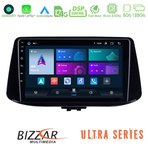 Bizzar Ultra Series Hyundai i30 8core Android11 8+128GB Navigation Multimedia Tablet 9 Bizzar Ultra Series Hyundai i30 8core Android11 8+128GB Navigation Multimedia Tablet 9